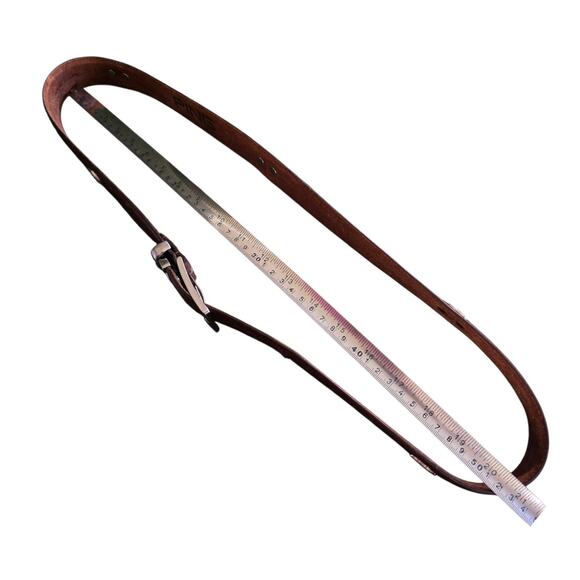 Ping Collection Genuine Leather Brown Belt Size 42 Silver Medallions 269-02 - Picture 7 of 7